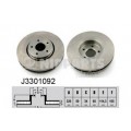 Тормозной диск передний Nipparts(J3 301 092)