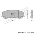 Тормозные колодки передние Metelli (22-0792-0)